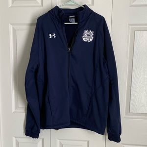 Under Armour Embroidered Coast Guard Zip Up Jacket